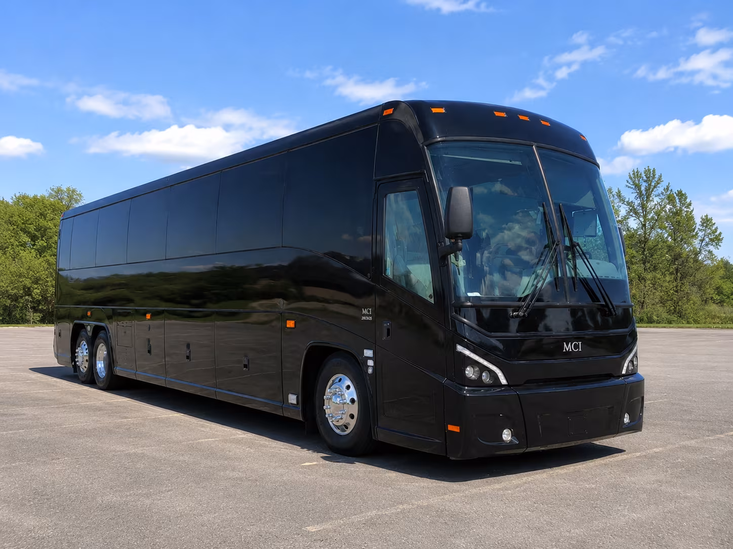 burlington bus rental service area