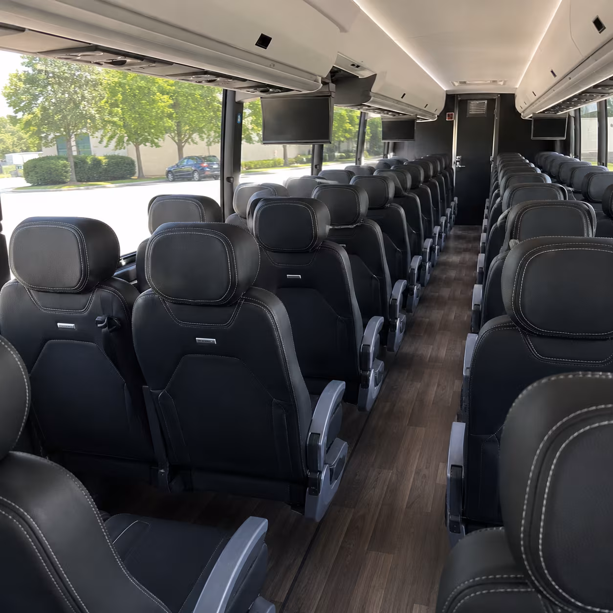 burlington employee transportation onboard seating
