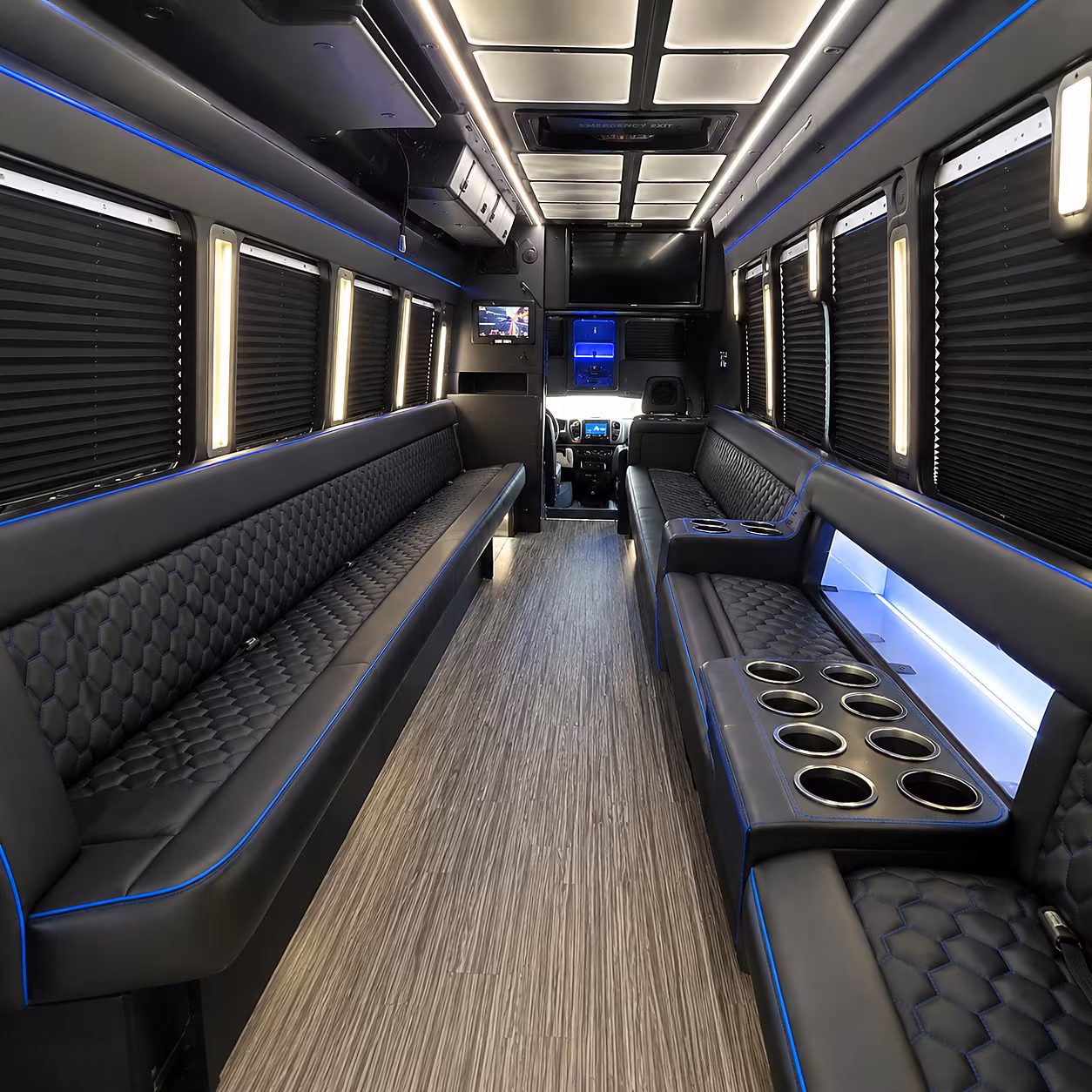 burlington party bus rentals inside