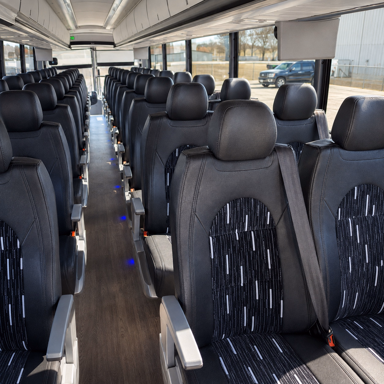burlington prom transportation onboard seating